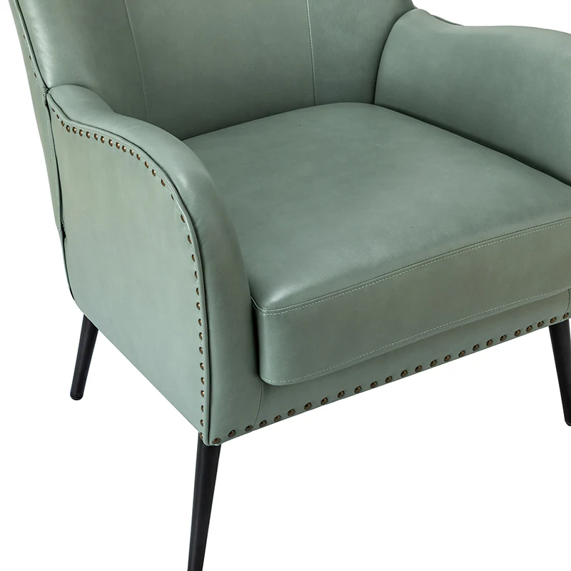 Shepherd Wingback Vegan Leather Armchair(Optional Types) - Image 64