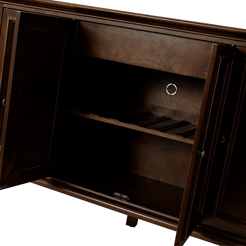 Mitchell 58" Wide Sideboard Buffet Cabinet with Wine Bottle Storage - Image 6