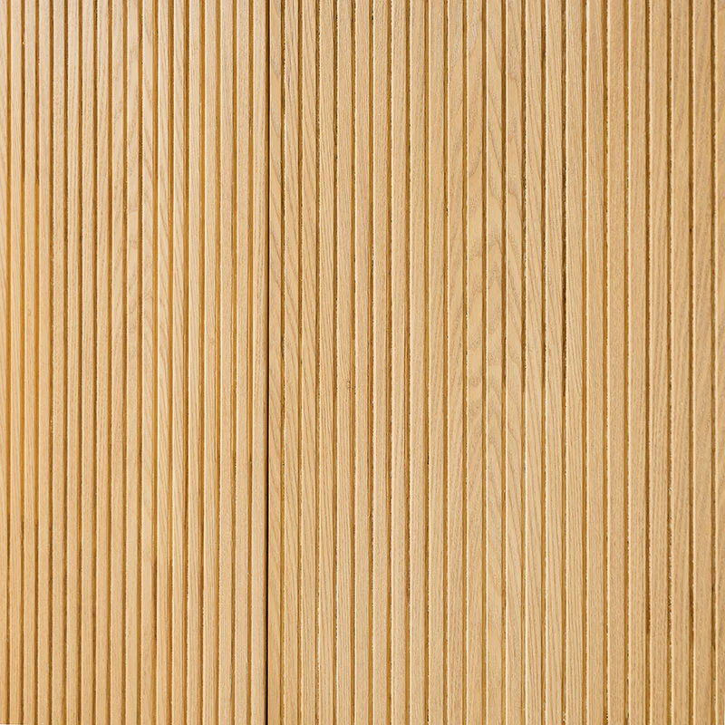 Silvia Modern Wood Veneer Bookcase with LED Lighting & Gold Accents - Image 7