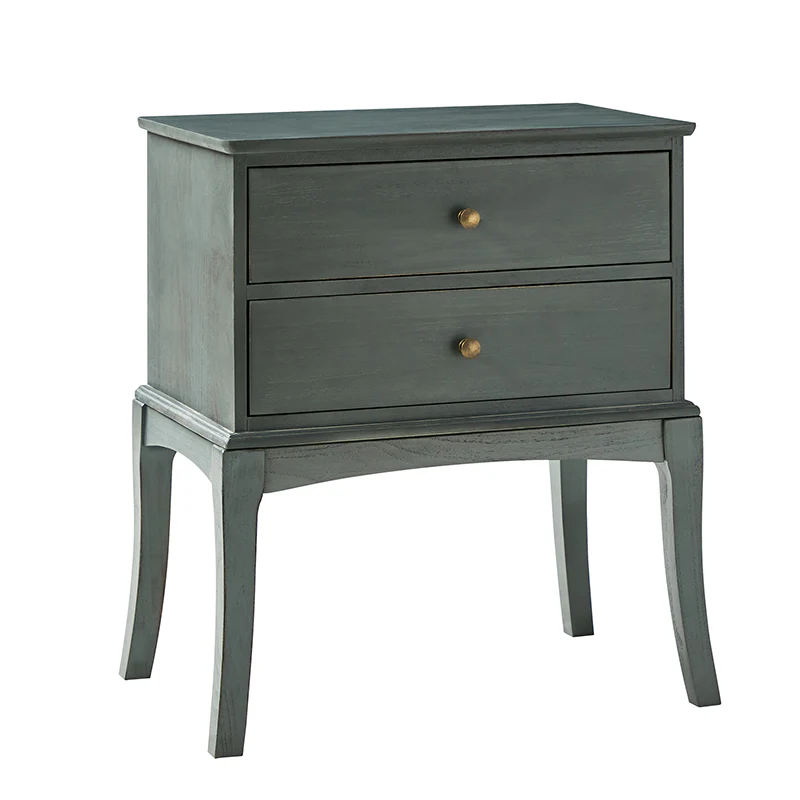 Dominique 28" Tall Solid Wood End Table with Hidden Outlet - Image 12