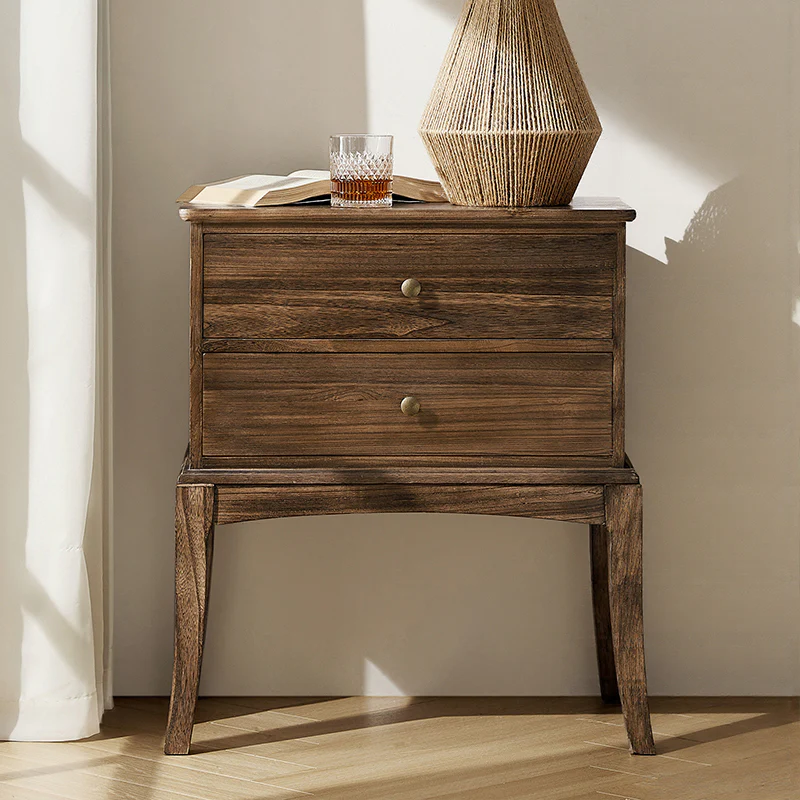 Dominique 28" Tall Solid Wood End Table with Hidden Outlet - Image 25
