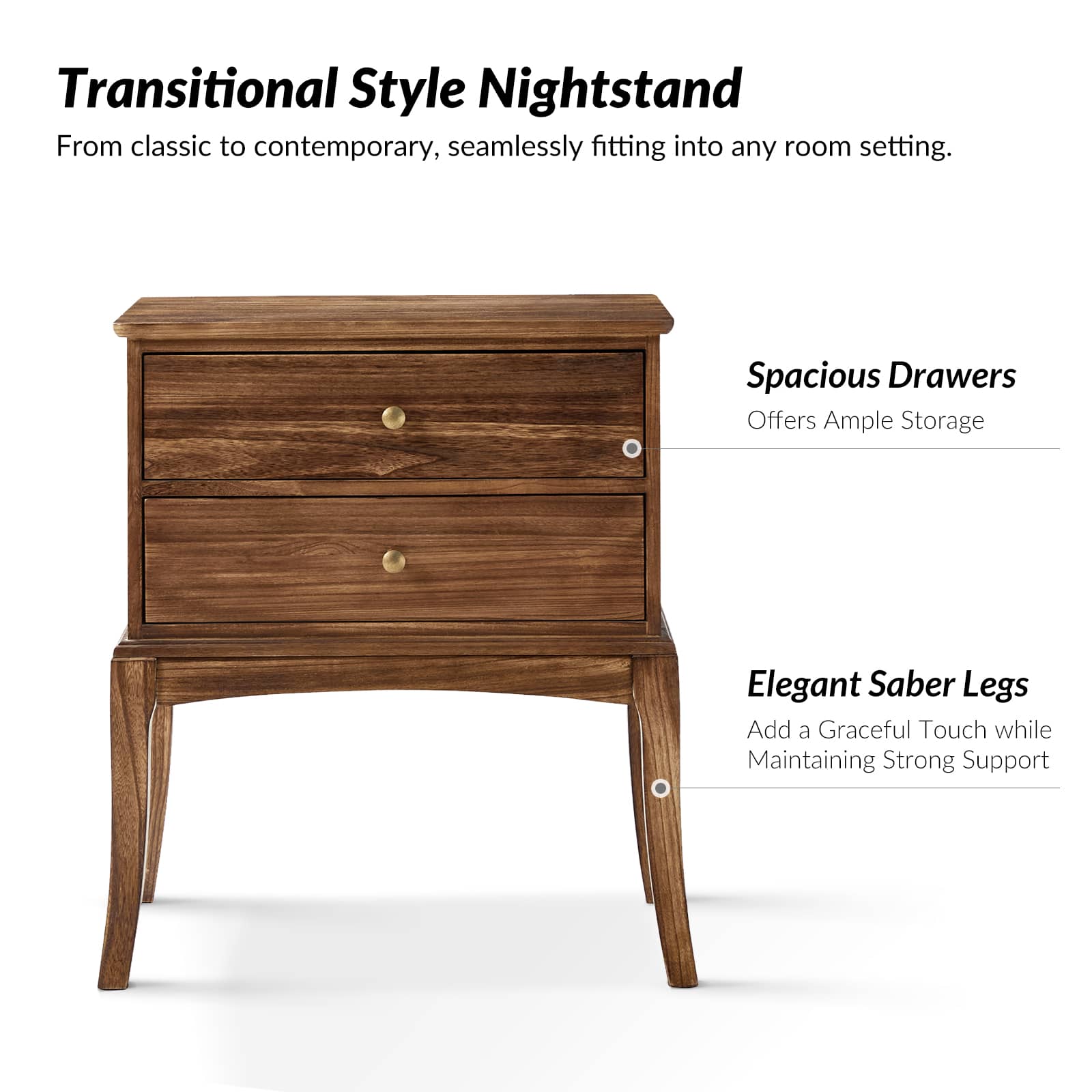 Dominique 28" Tall Solid Wood End Table with Hidden Outlet - Image 38