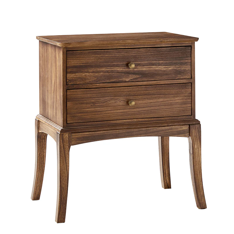 Dominique 28" Tall Solid Wood End Table with Hidden Outlet - Image 4