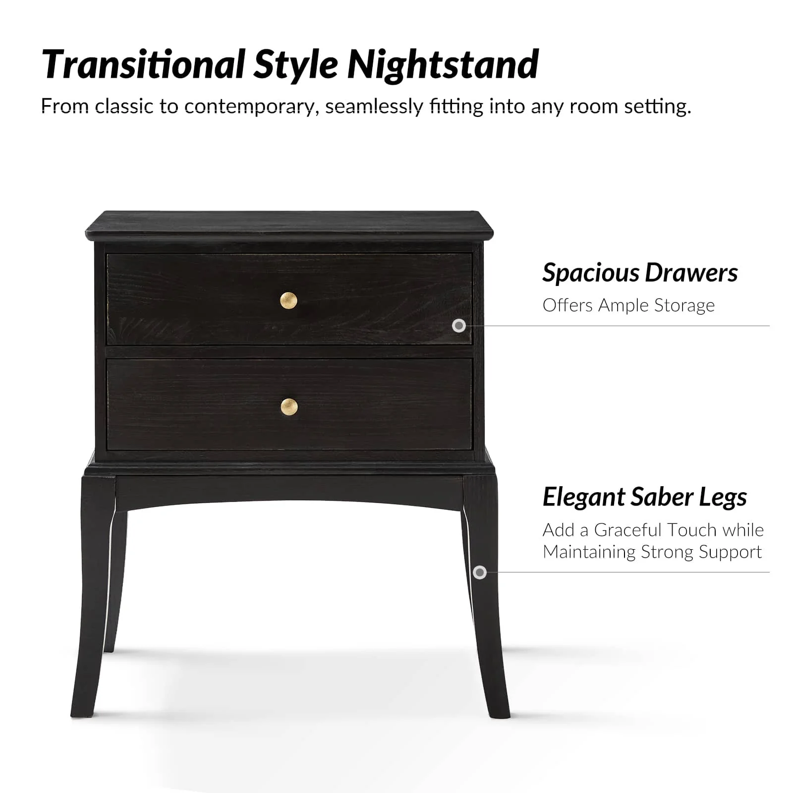 Dominique 28" Tall Solid Wood End Table with Hidden Outlet - Image 50