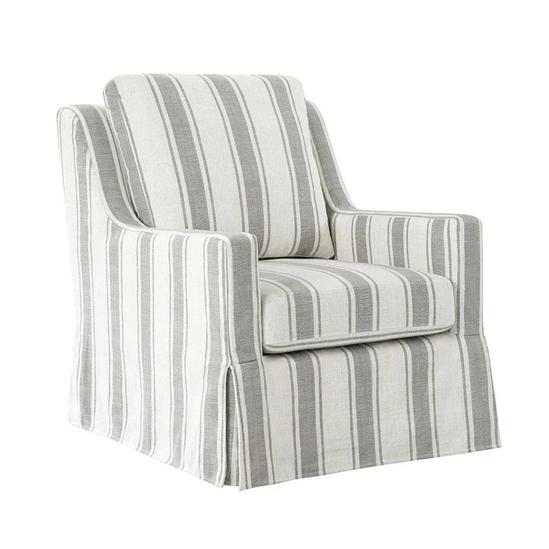 Stanley Glider Slipcovered Swivel Chair with Slope Arm(Optional Types) - Image 22