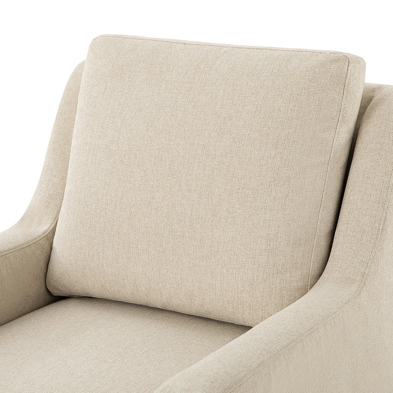 Stanley Glider Slipcovered Swivel Chair with Slope Arm(Optional Types) - Image 34