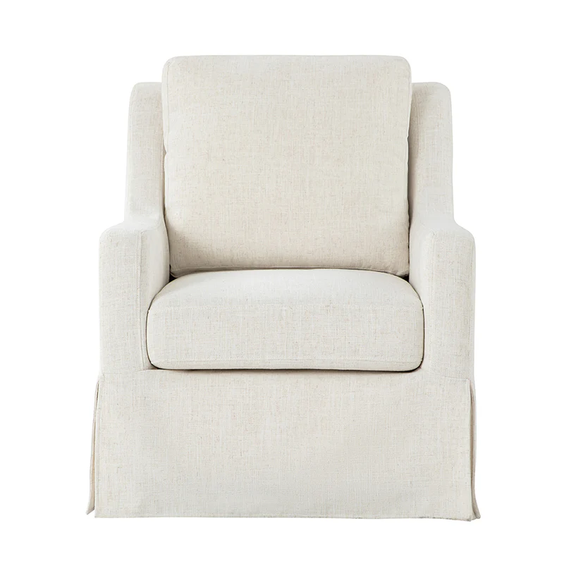 Stanley Glider Slipcovered Swivel Chair with Slope Arm(Optional Types) - Image 5