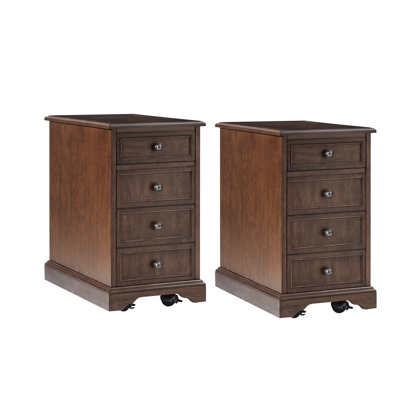 Roque Storage End Table with Hooded Wheels & Built-In Outlets(Optional Types) - Image 20
