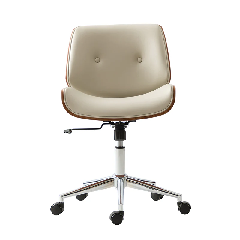 Yves Adjustable Seat Height Swivel Office Chair with Ergonomic Design - Image 4