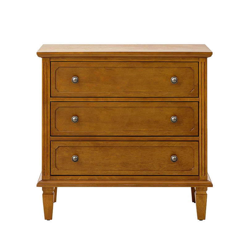 Transitional Wood End Table with Drawers and Power Outlet(Optional Types) - Image 10