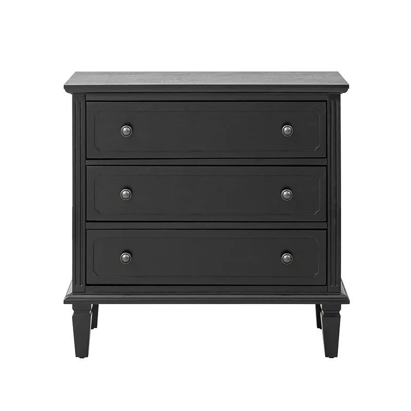 Transitional Wood End Table with Drawers and Power Outlet(Optional Types) - Image 17