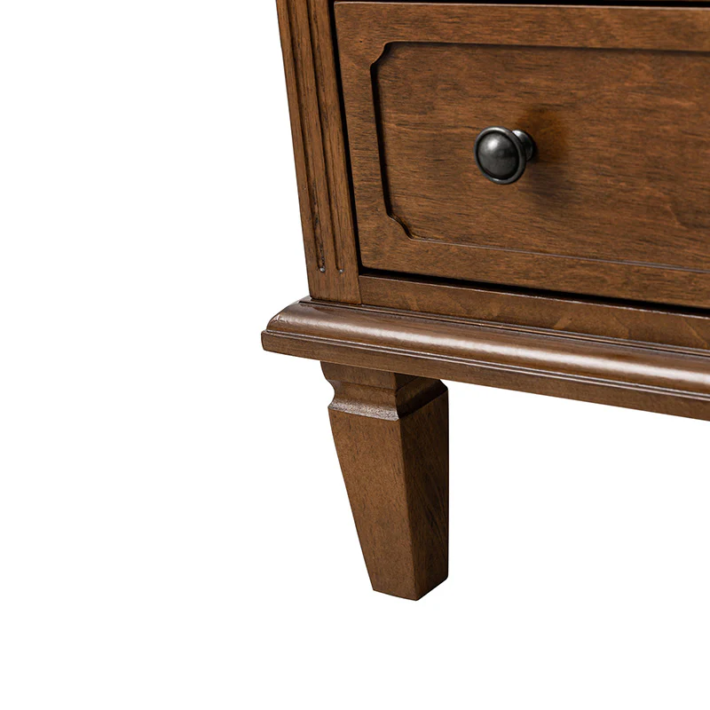 Transitional Wood End Table with Drawers and Power Outlet(Optional Types) - Image 31