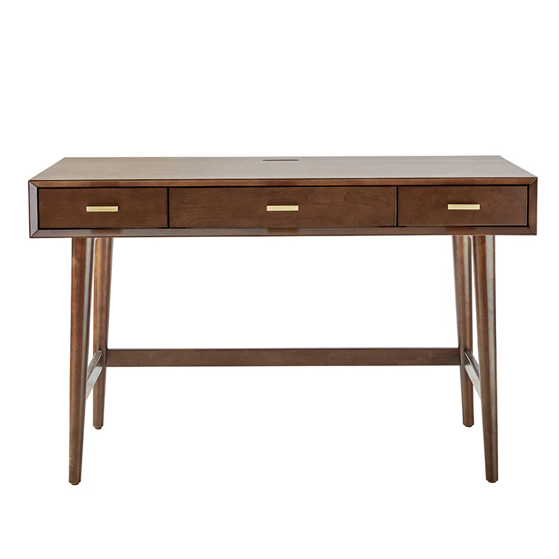 Trevor Mid-Century Modern Computer Office Desk With USB - Image 4