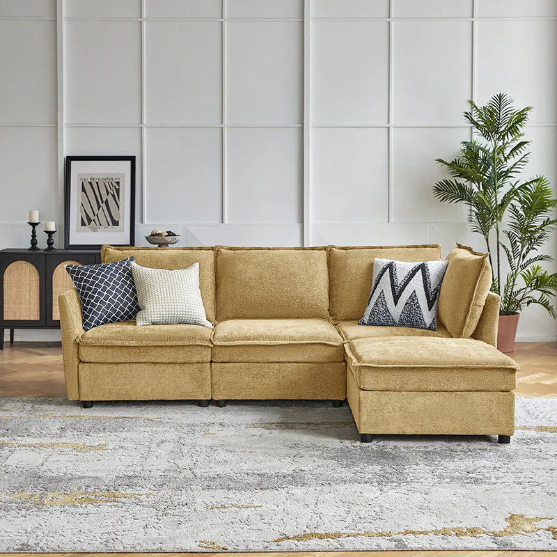 Harmetrix Oversized Soft Sectional Couch with Storage - Image 117