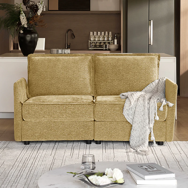 Harmetrix Oversized Soft Sectional Couch with Storage - Image 122