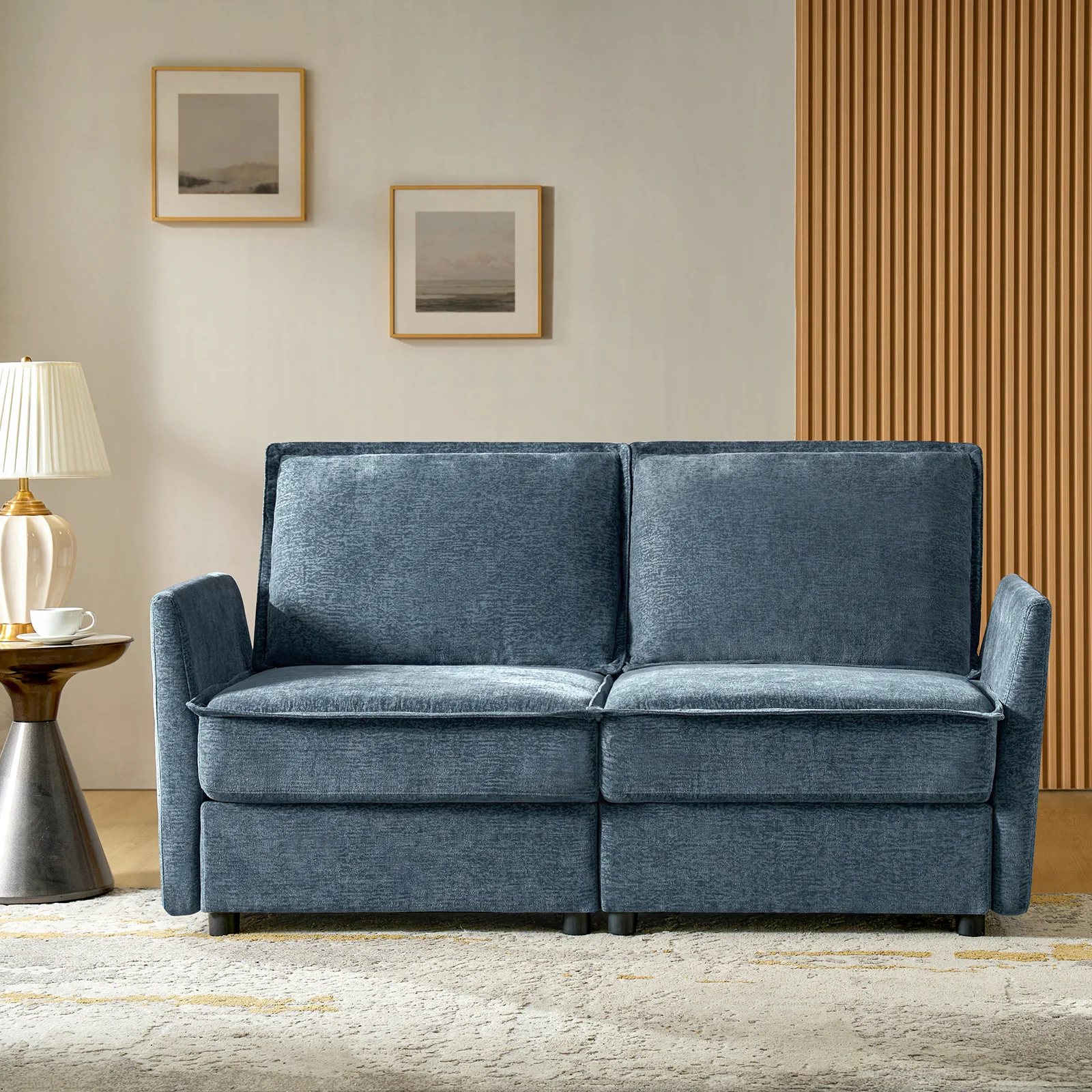 Harmetrix Oversized Soft Sectional Couch with Storage - Image 21
