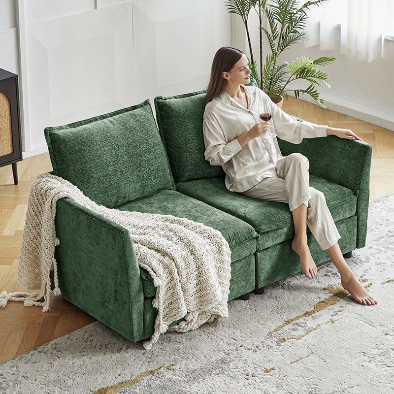 Harmetrix Oversized Soft Sectional Couch with Storage - Image 65
