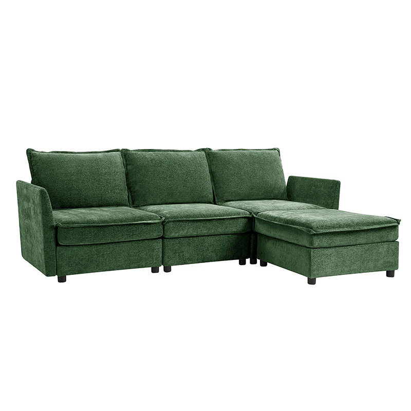 Harmetrix Oversized Soft Sectional Couch with Storage - Image 74
