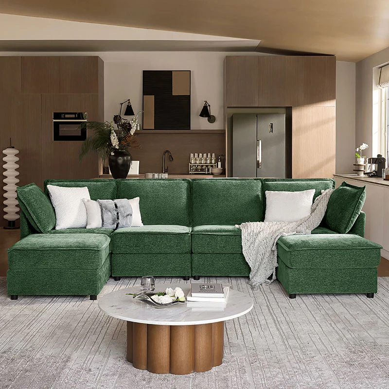 Harmetrix Oversized Soft Sectional Couch with Storage - Image 85