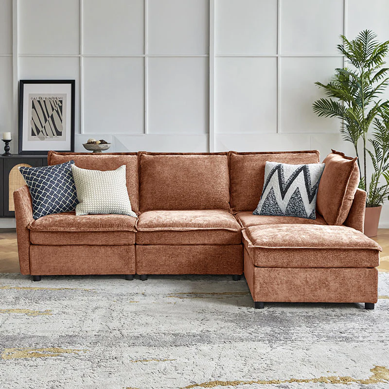 Harmetrix Oversized Soft Sectional Couch with Storage - Image 92