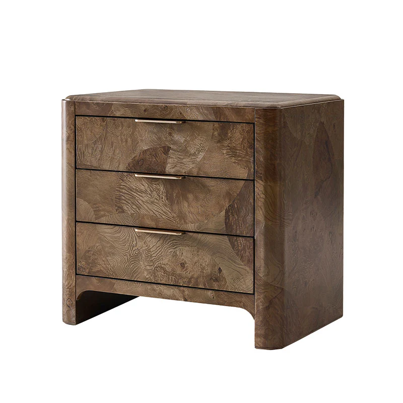 Virel 3-Piece Modern Marquetry Bedroom Set - Image 7