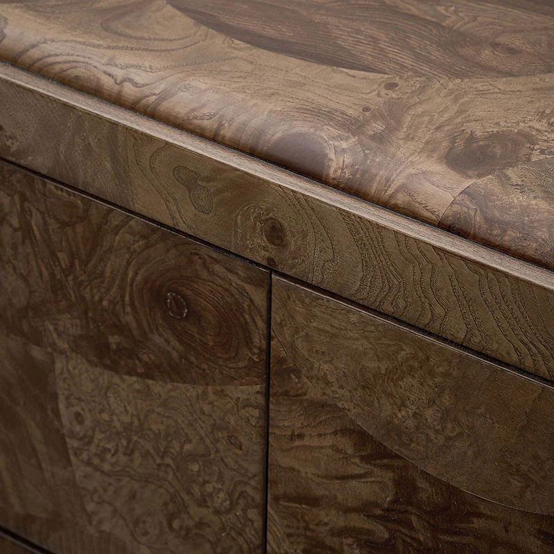 Virel Modern Marquetry 6-Drawer Dresser - Image 9