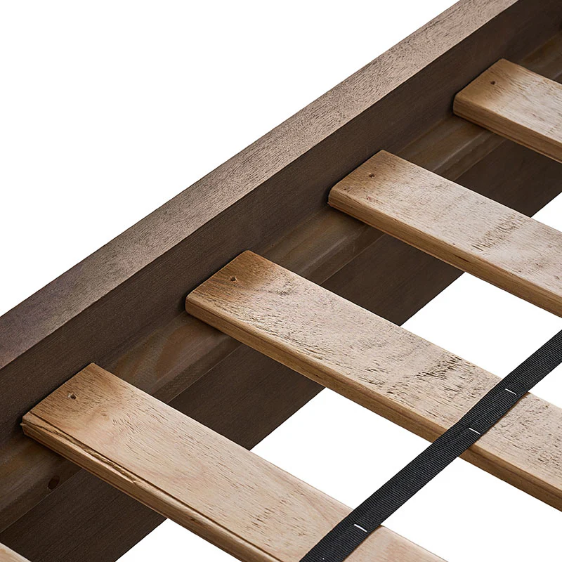 Virel Modern Marquetry Wingback Bed - Image 7