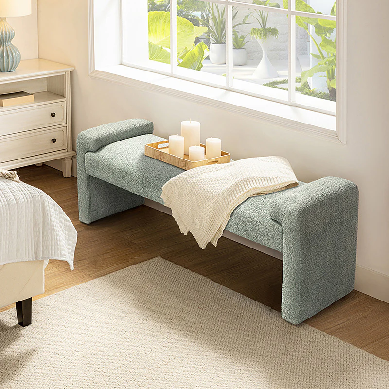 Vittoriano Upholstered Bed Foot Bench - Image 10