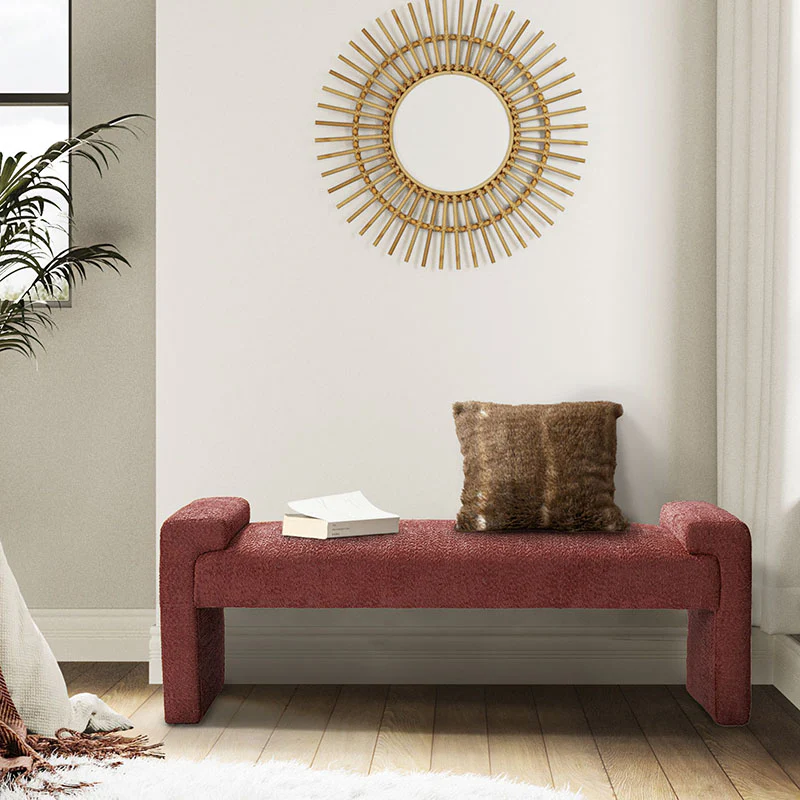 Vittoriano Upholstered Bed Foot Bench - Image 33