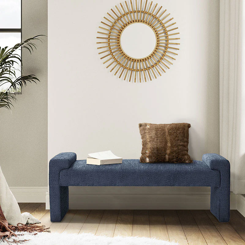 Vittoriano Upholstered Bed Foot Bench - Image 41