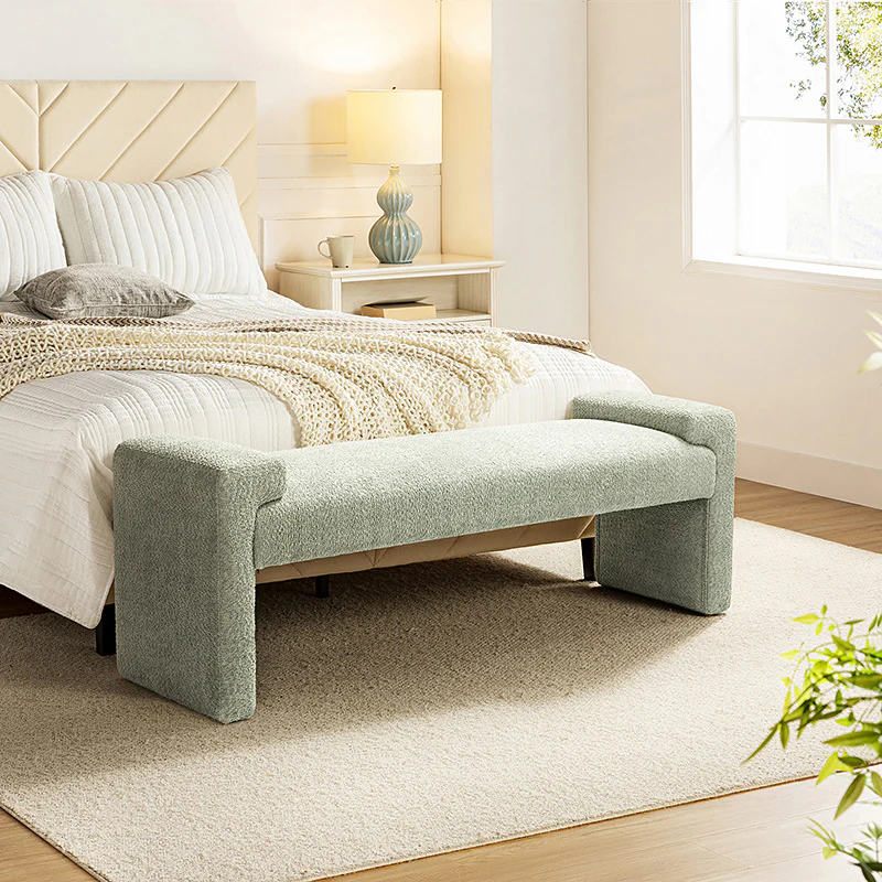 Vittoriano Upholstered Bed Foot Bench - Image 9