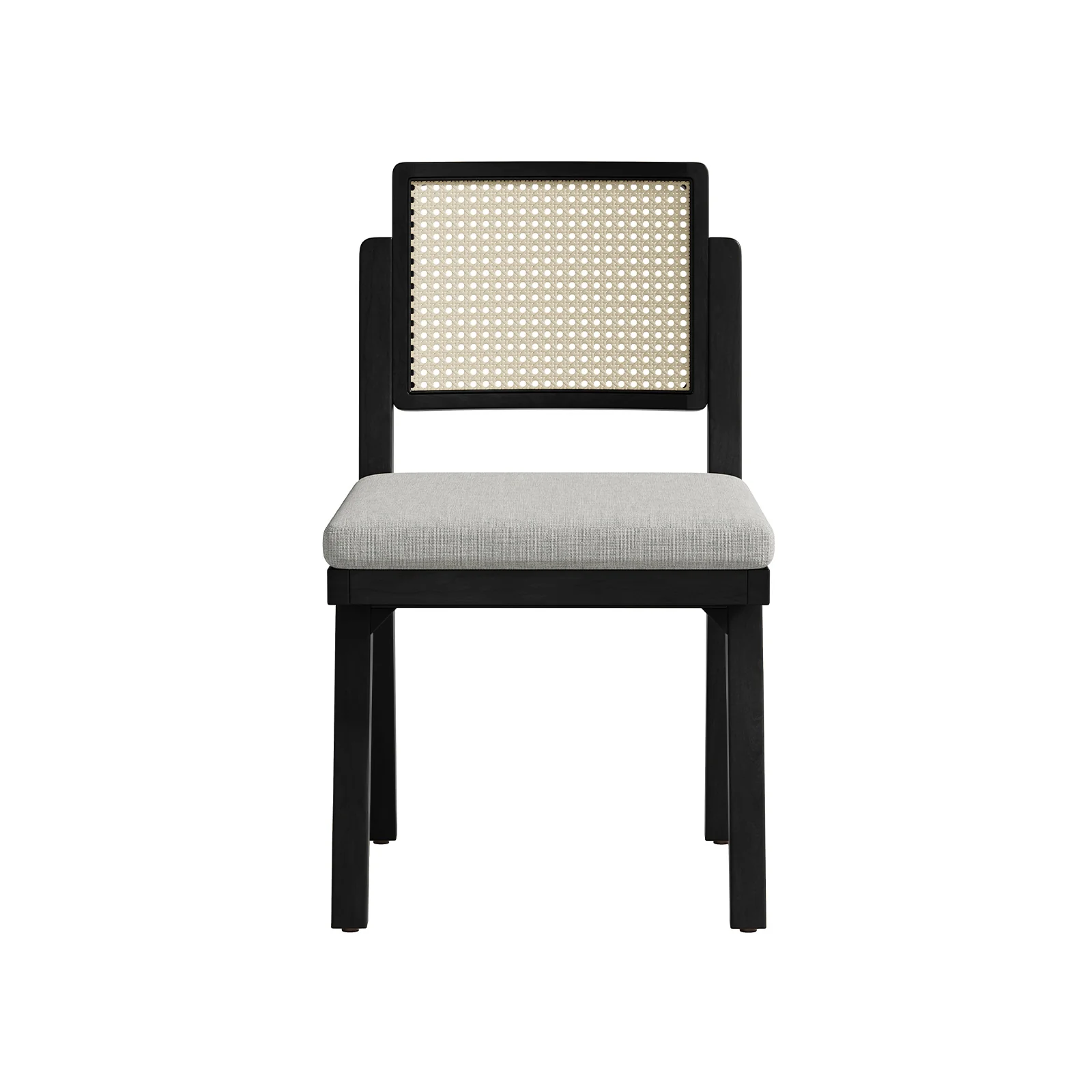 Elazar Modern Woven Rattan Backrest Dining Chair(Optional Types) - Image 12